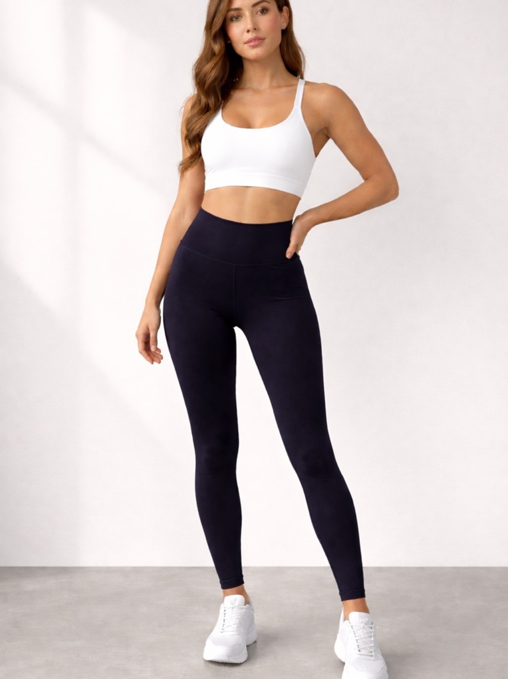 🏋️🏋️‍♂️ Xersion Navy High Rise 25” Yoga Pants Small | Leggings Activewear NWT